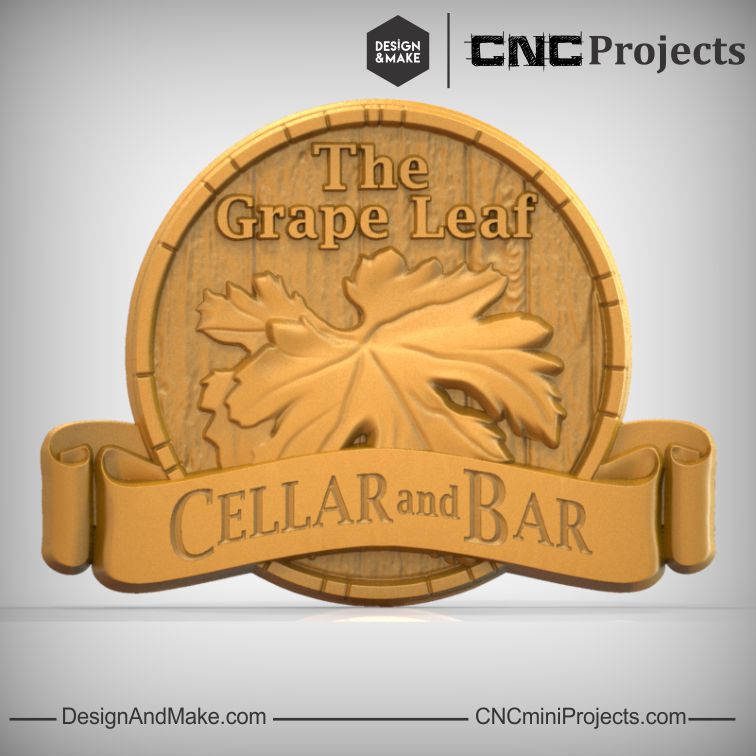 Grape Leaf cellar sign